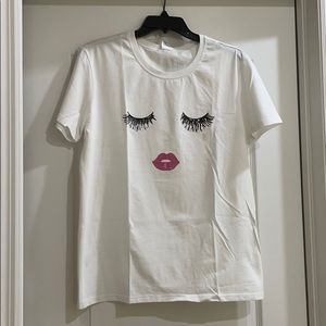 New Eyelash t-shirt.